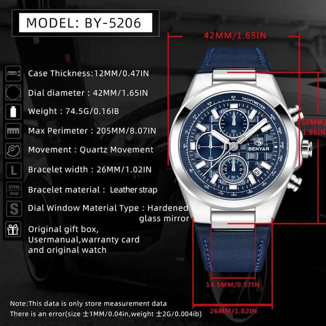 BENYAR Watch 5206 Ideal For The Modern Man