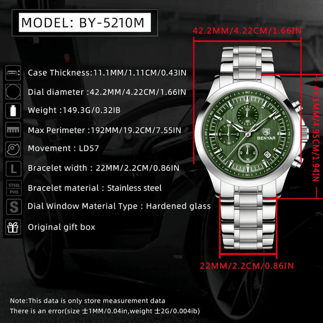 BENYAR Watch 5210 Conquer The Day In Style