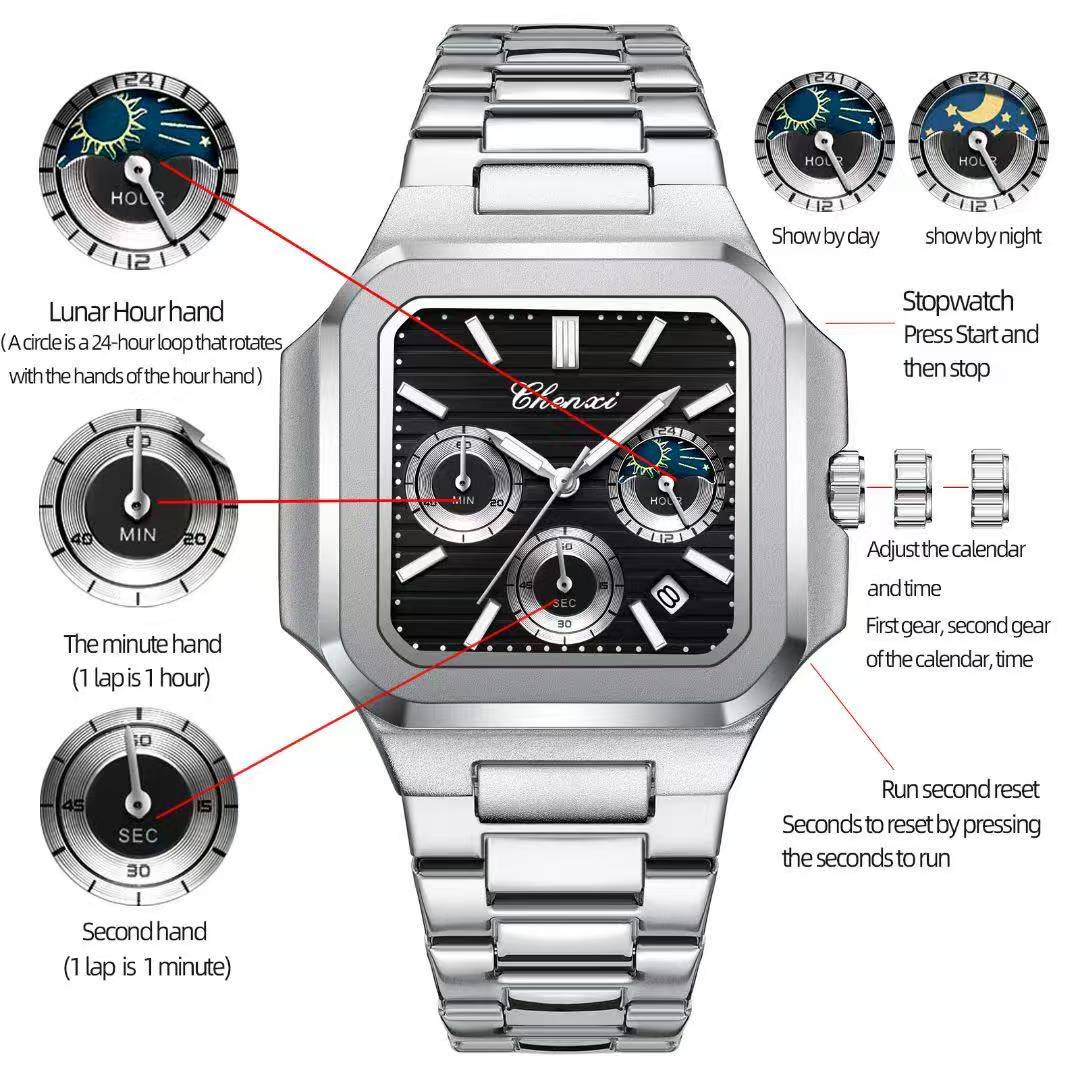 CHENXI CX-966 CHAIN SILVER