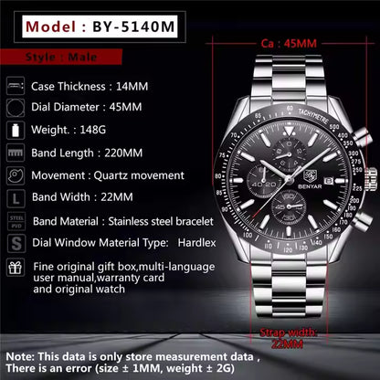 Benyar By-5140m Men Watch