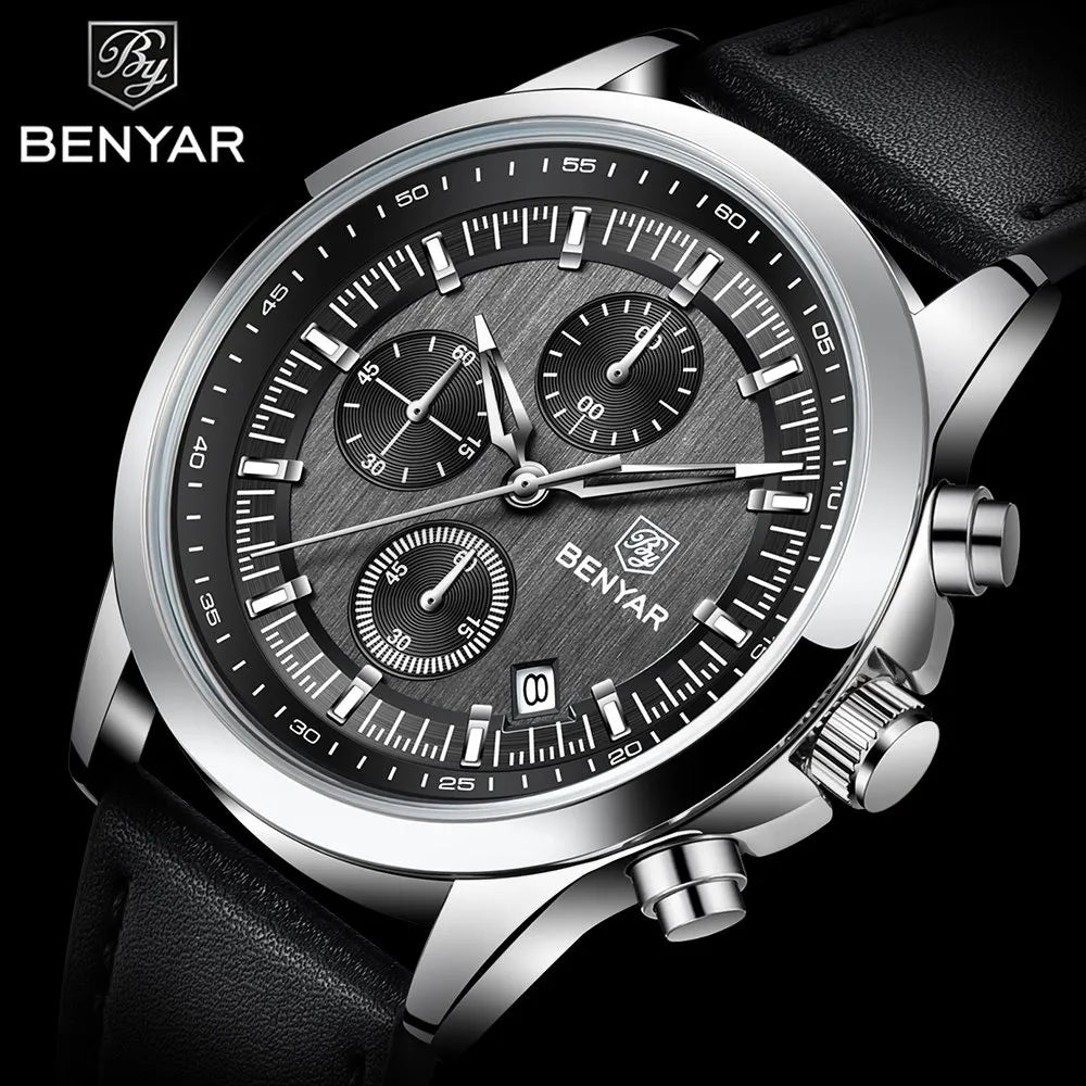 BENYAR Watch 5210 Strap Silver